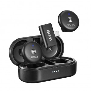 BOYA Omic-U Wireless İkili Yaka Mikrofonu Type-C (Siyah)